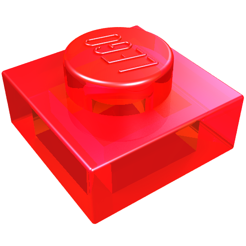 Part 3024 - Plate 1 x 1 - De BrickPlaats