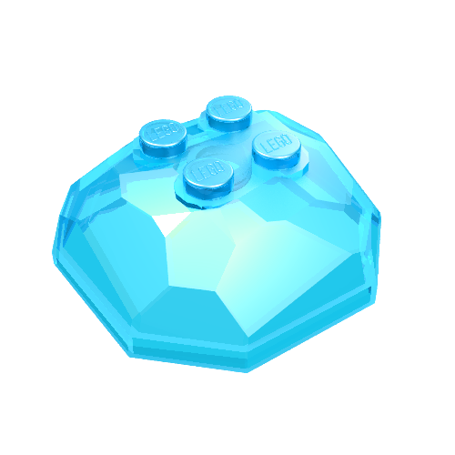 Part 30293 - Rock 4 x 4 Octagonal Boulder, Top - De BrickPlaats