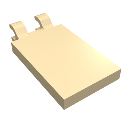 Part 30350b - Tile, Modified 2 x 3 with 2 Open O Clips - De BrickPlaats