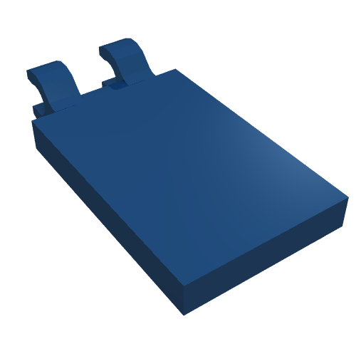 Part 30350b - Tile, Modified 2 x 3 with 2 Open O Clips - De BrickPlaats