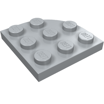 Part 30357 - Plate, Round Corner 3 x 3 - De BrickPlaats