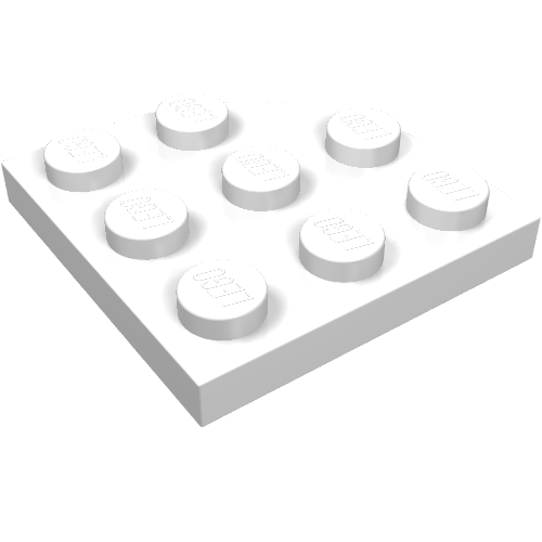 Part 30357 - Plate, Round Corner 3 x 3 - De BrickPlaats
