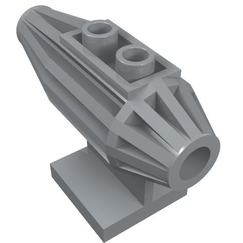 Part 30358 - Engine, Strakes, 2 Top Studs, 2 x 2 Bottom Tile - De BrickPlaats