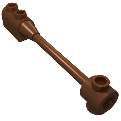 Part 30359b - Bar 1 x 8 with Brick 1 x 2 Curved Top End (Axle Holder Inside Small End) - De BrickPlaats