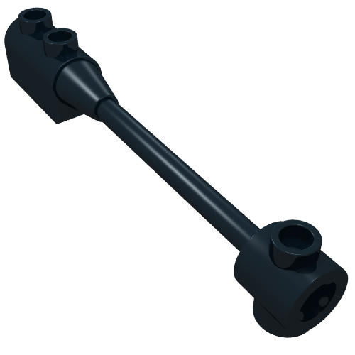 Part 30359b - Bar 1 x 8 with Brick 1 x 2 Curved Top End (Axle Holder Inside Small End) - De BrickPlaats
