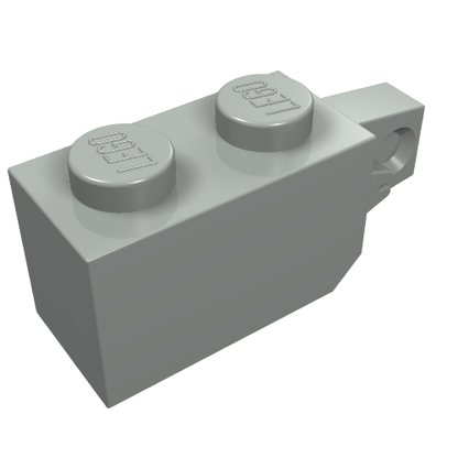 Part 30364 - Hinge Brick 1 x 2 Locking with 1 Finger Vertical End - De BrickPlaats