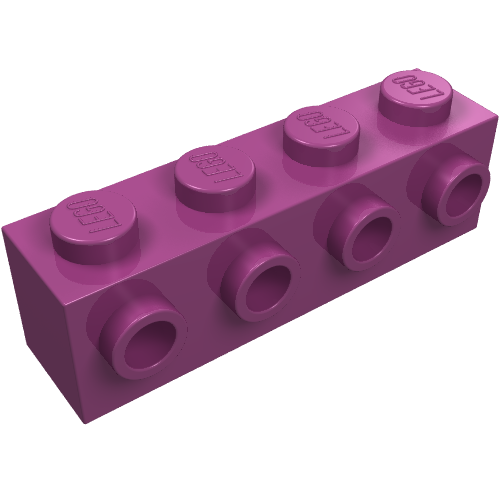 Part 30414 - Brick, Modified 1 x 4 with Studs on Side - De BrickPlaats