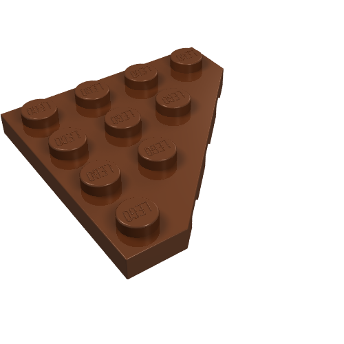 Part 30503 - Wedge, Plate 4 x 4 Cut Corner - De BrickPlaats