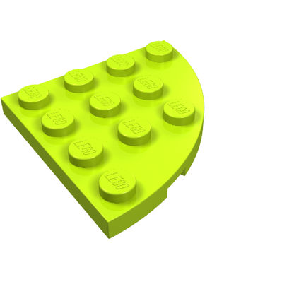 Part 30565 - Plate, Round Corner 4 x 4 - De BrickPlaats