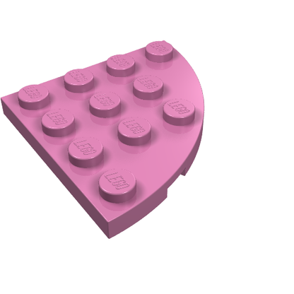 Part 30565 - Plate, Round Corner 4 x 4 - De BrickPlaats