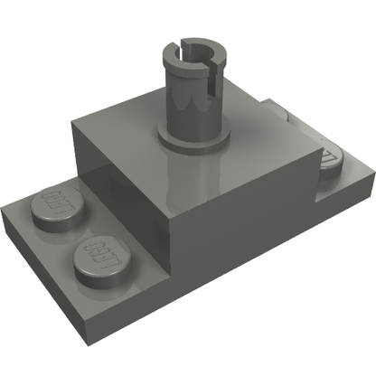 Part 30592 - Brick, Modified 2 x 2 with Top Pin and 1 x 2 Side Plates - De BrickPlaats