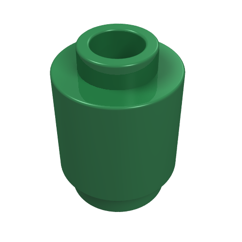 Part 3062 - Brick, Round 1 x 1 - De BrickPlaats