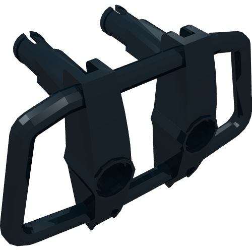 Part 30632 - Vehicle, Grille 6 x 4 x 3 with Two Pins and Two Pin Holes - De BrickPlaats
