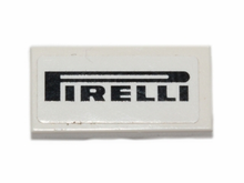 Part 3069pb0319 - Tile 1 x 2 with 'PIRELLI' Pattern (Sticker) - Set 30192 - De BrickPlaats