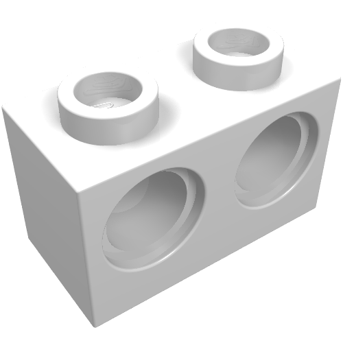 Part 32000 - Technic, Brick 1 x 2 with Holes - De BrickPlaats