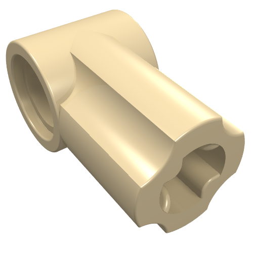 Part 32013 - Technic, Axle and Pin Connector Angled #1 - De BrickPlaats