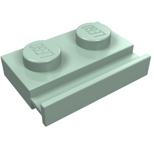 Part 32028 - Plate, Modified 1 x 2 with Door Rail - De BrickPlaats