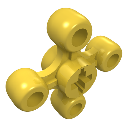 Part 32072 - Technic Knob Cog / Gear / Wheel with Axle Hole (+ Orientation) - De BrickPlaats