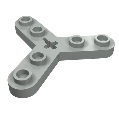 Part 32125 - Technic, Plate Rotor 3 Blade with Smooth Ends and 6 Studs (Propeller) - De BrickPlaats
