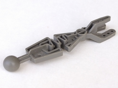 Part 32168 - Technic Throwbot Arm Forked with Flexible Center and Ball Joint - De BrickPlaats