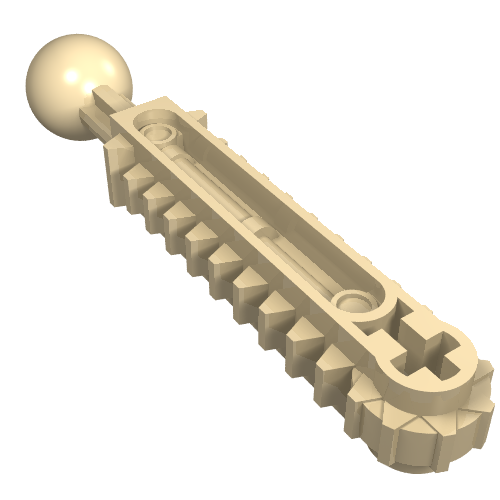 Part 32170 - Technic Ball Joint with Double Rack - De BrickPlaats