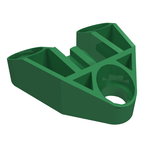 Part 32175 - Technic, Pin Connector 3 x 3 with Axle and 3 Pin Holes - De BrickPlaats
