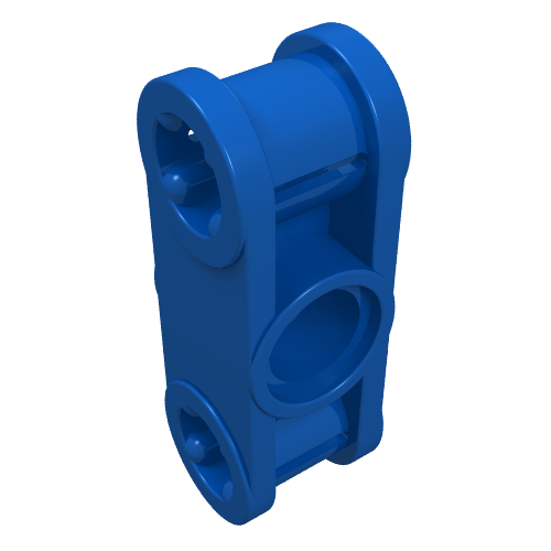 Part 32184 - Technic, Axle and Pin Connector Perpendicular 3L with Center Pin Hole - De BrickPlaats