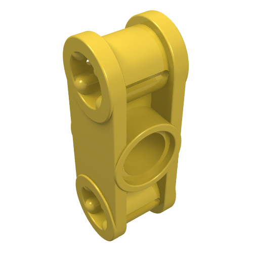 Part 32184 - Technic, Axle and Pin Connector Perpendicular 3L with Center Pin Hole - De BrickPlaats