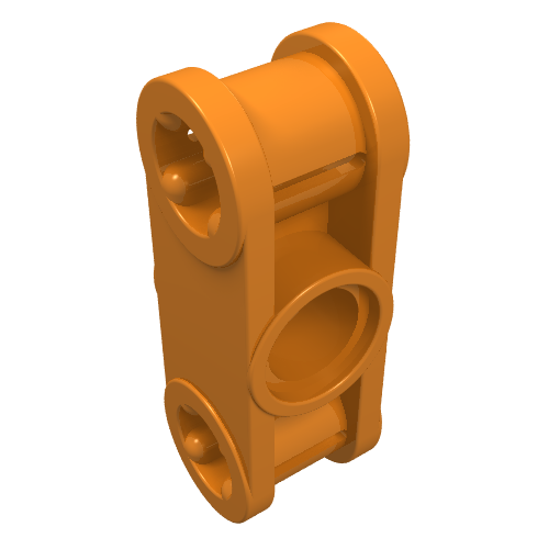 Part 32184 - Technic, Axle and Pin Connector Perpendicular 3L with Center Pin Hole - De BrickPlaats