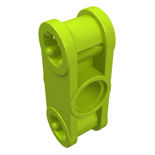 Part 32184 - Technic, Axle and Pin Connector Perpendicular 3L with Center Pin Hole - De BrickPlaats