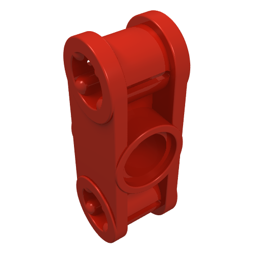 Part 32184 - Technic, Axle and Pin Connector Perpendicular 3L with Center Pin Hole - De BrickPlaats