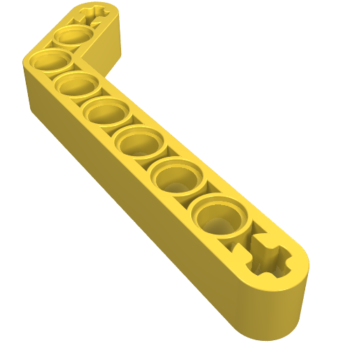 Part 32271 - Technic, Liftarm, Modified Bent Thick 1 x 9 (7 - 3) - De BrickPlaats