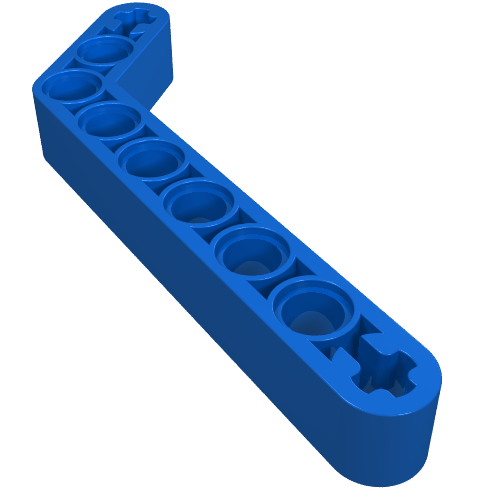 Part 32271 - Technic, Liftarm, Modified Bent Thick 1 x 9 (7 - 3) - De BrickPlaats
