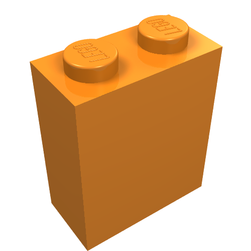 Part 3245c - Brick 1 x 2 x 2 with Inside Stud Holder - De BrickPlaats