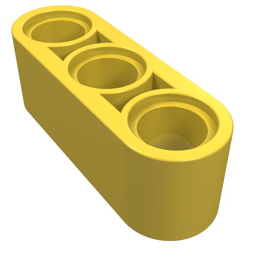 Part 32523 - Technic, Liftarm Thick 1 x 3 - De BrickPlaats
