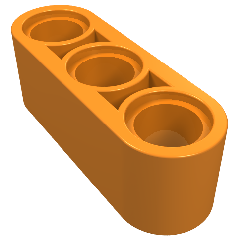 Part 32523 - Technic, Liftarm Thick 1 x 3 - De BrickPlaats