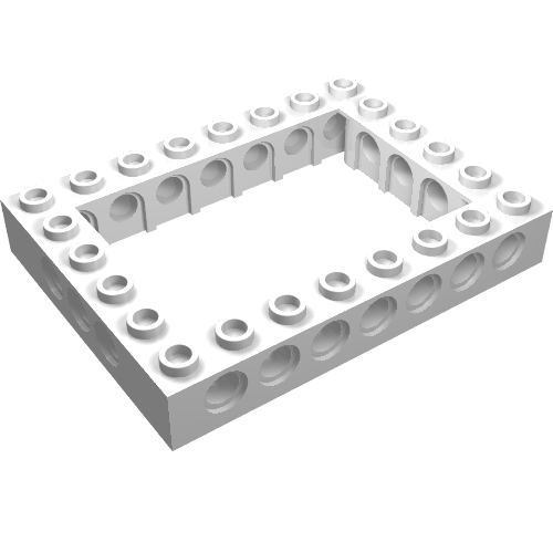 Part 32532 - Technic, Brick 6 x 8 Open Center - De BrickPlaats