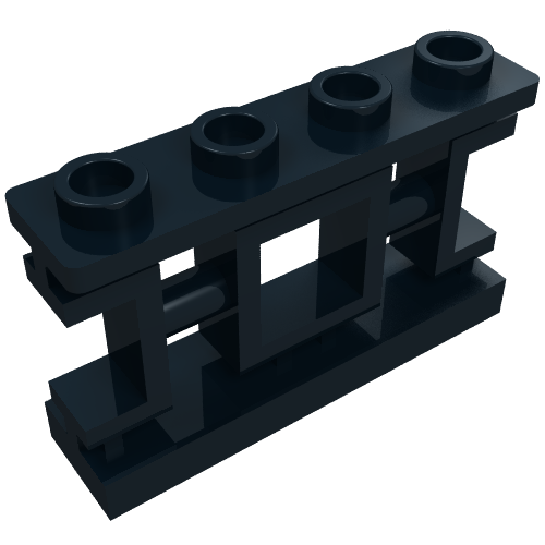 Part 32932 - Fence 1 x 4 x 2 Ornamental Asian Lattice with Square and 4 Studs - De BrickPlaats