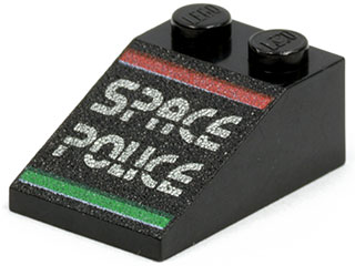 Part 3298pb010 - Slope 33 3 x 2 with Space Police II Pattern - De BrickPlaats