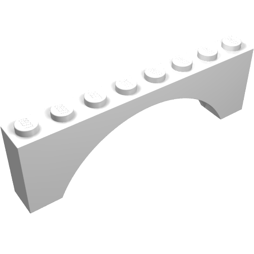 Part 3308 - Arch 1 x 8 x 2 - De BrickPlaats