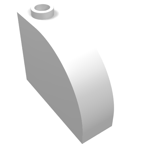 Part 33243 - Slope, Curved 3 x 1 x 2 with Hollow Stud - De BrickPlaats