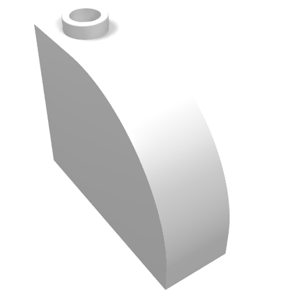 Part 33243 - Slope, Curved 3 x 1 x 2 with Hollow Stud - De BrickPlaats