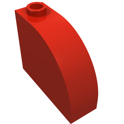 Part 33243 - Slope, Curved 3 x 1 x 2 with Hollow Stud - De BrickPlaats