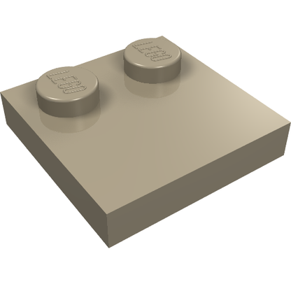 Part 33909 - Tile, Modified 2 x 2 with Studs on Edge - De BrickPlaats