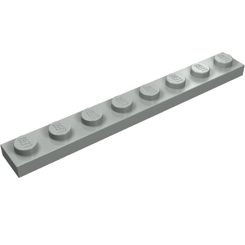 Part 3460 - Plate 1 x 8 - De BrickPlaats