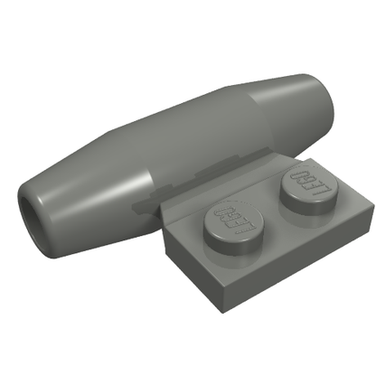 Part 3475b - Engine, Smooth Small, 1 x 2 Side Plate with Axle Holders - De BrickPlaats