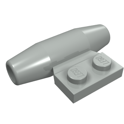 Part 3475b - Engine, Smooth Small, 1 x 2 Side Plate with Axle Holders - De BrickPlaats