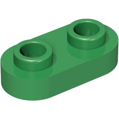 Part 35480 - Plate, Round 1 x 2 with Open Studs - De BrickPlaats