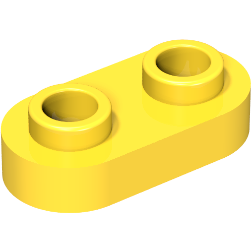 Part 35480 - Plate, Round 1 x 2 with Open Studs - De BrickPlaats