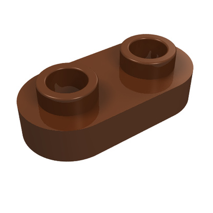 Part 35480 - Plate, Round 1 x 2 with Open Studs - De BrickPlaats